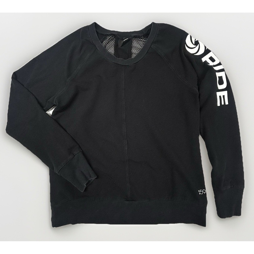 Splits Fifty Nine 59 Workout Athletic Sweatshirt SMALL Black Mesh NET‎ Razorback